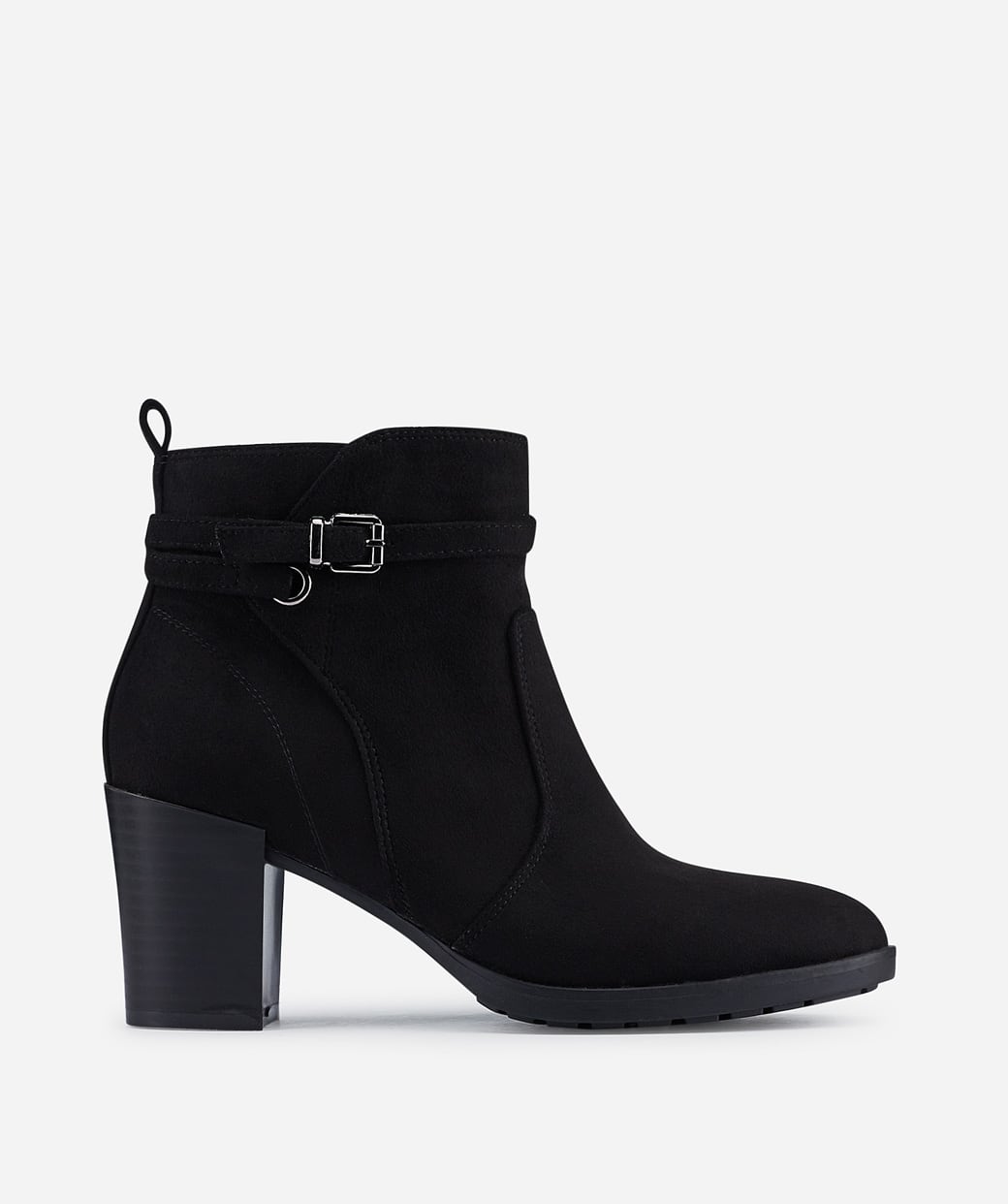 Botin negro tacon online marypaz